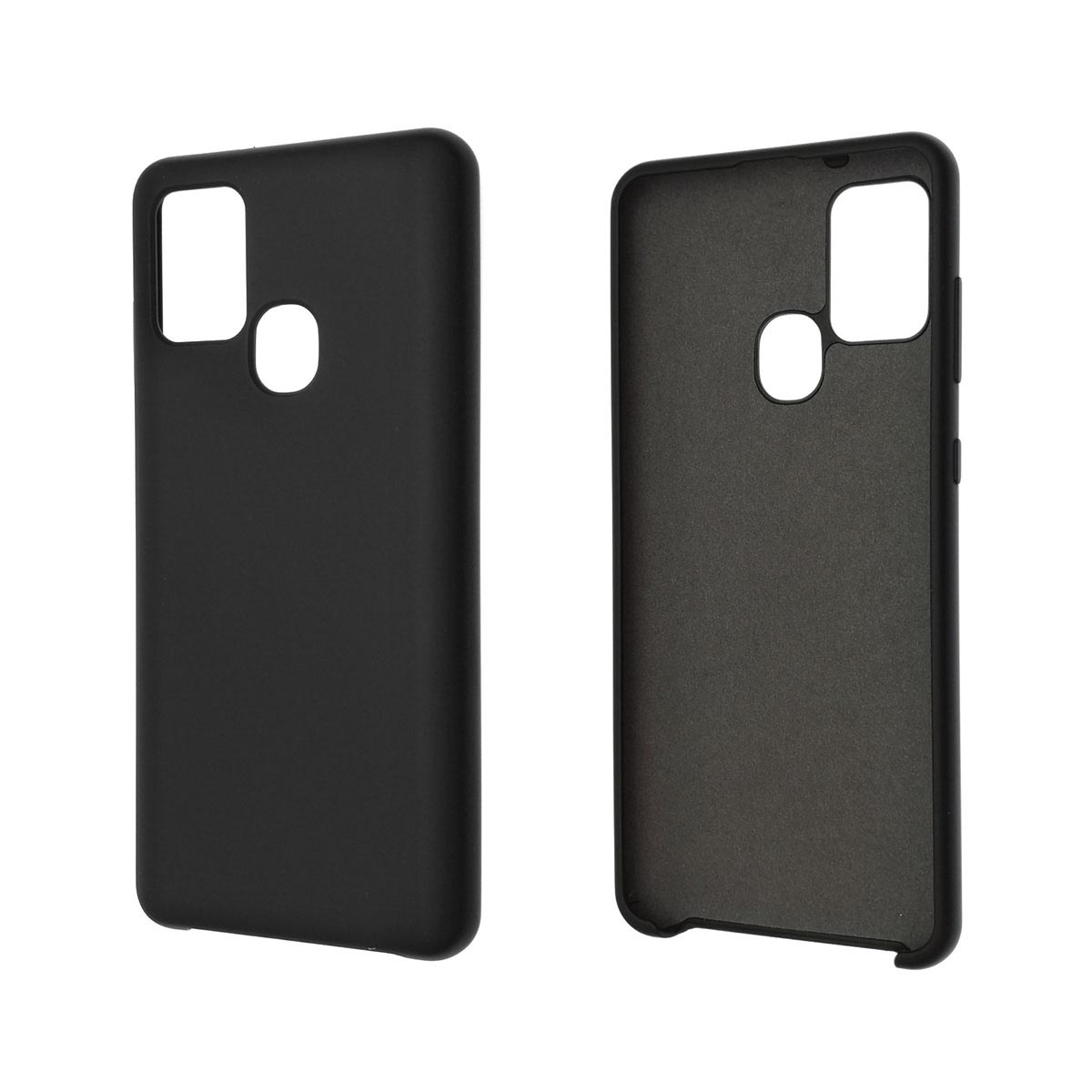Чехол накладка NANO для SAMSUNG Galaxy A21S (SM-A217), силикон, бархат, цвет черный Чехол накладка NANO для SAMSUNG Galaxy A21S (SM-A217), силикон, бархат, цвет черный
