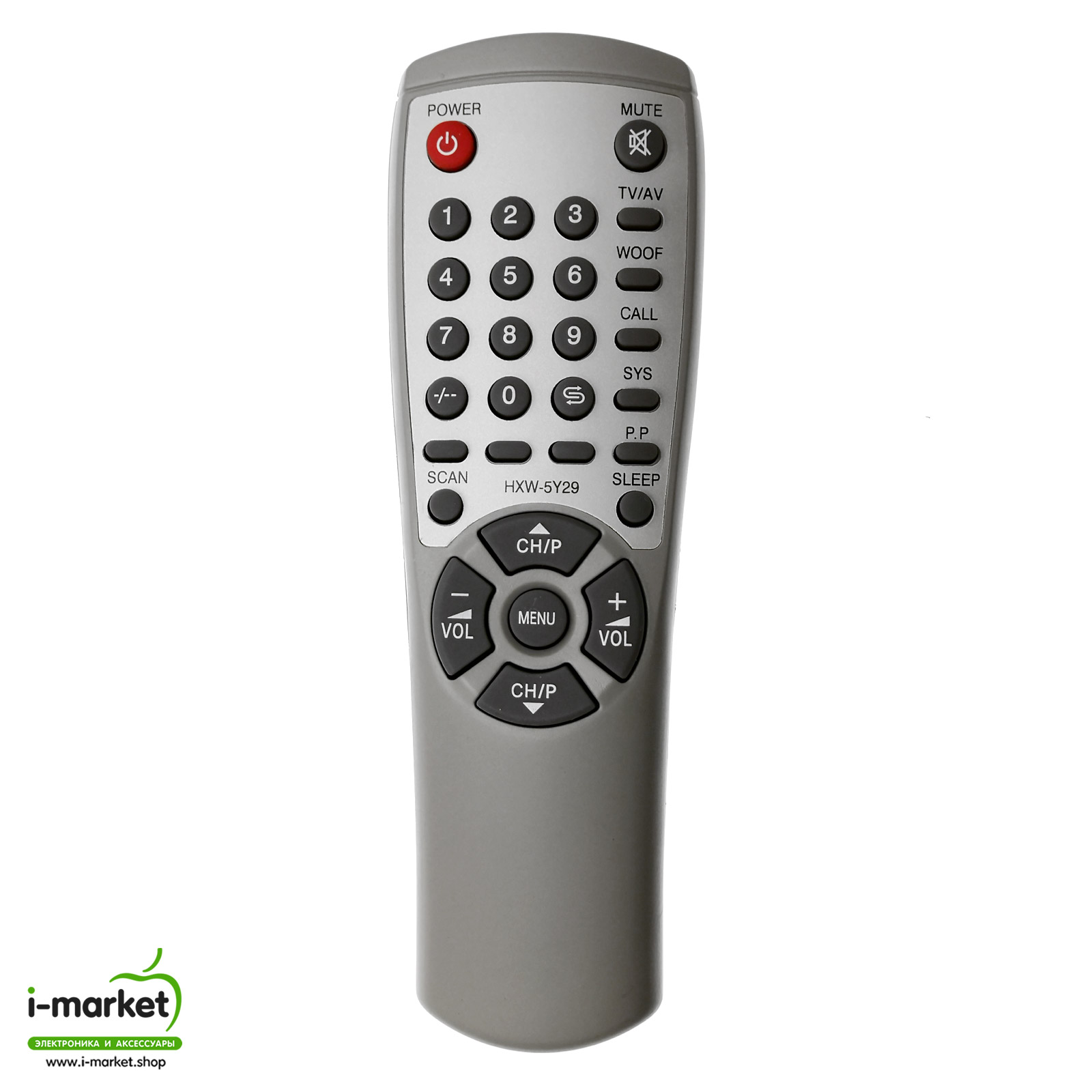 Пульт ДУ для KONKA 5Y29 подходит к следующим моделям: TV VCR-007LR4, TV VCP-207, TV VCP-407, TV VCP-607.