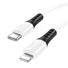 Кабель HOCO X82 USB Type C на Lightning 8 pin, 3A, PD20W, длина 1 метр, цвет белый Кабель HOCO X82 USB Type C на Lightning 8 pin, 3A, PD20W, длина 1 метр, цвет белый