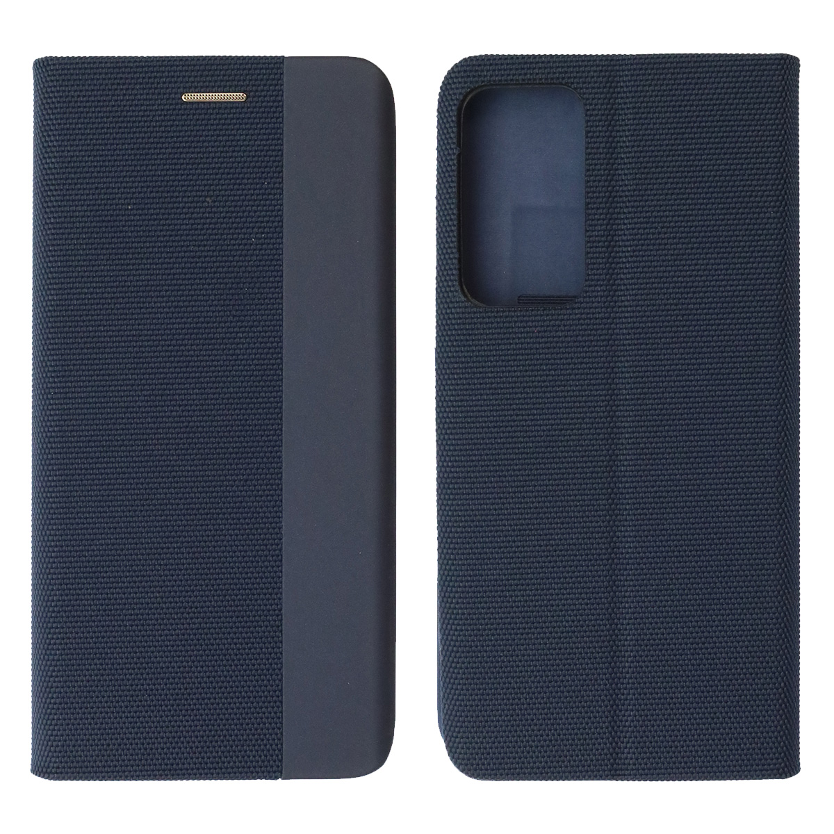 Чехол книжка MESH для XIAOMI 12, 12X, текстиль, силикон, бархат, визитница, цвет темно синий Чехол книжка MESH для XIAOMI 12, 12X, текстиль, силикон, бархат, визитница, цвет темно синий