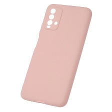 Чехол накладка SOFT TOUCH для XIAOMI Redmi 9T, силикон, матовый, цвет песочно розовый Чехол накладка SOFT TOUCH для XIAOMI Redmi 9T, силикон, матовый, цвет песочно розовый