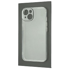 Чехол накладка для APPLE iPhone 14 (6.1"), защита камеры, силикон, цвет прозрачный Чехол накладка для APPLE iPhone 14 (6.1"), защита камеры, силикон, цвет прозрачный