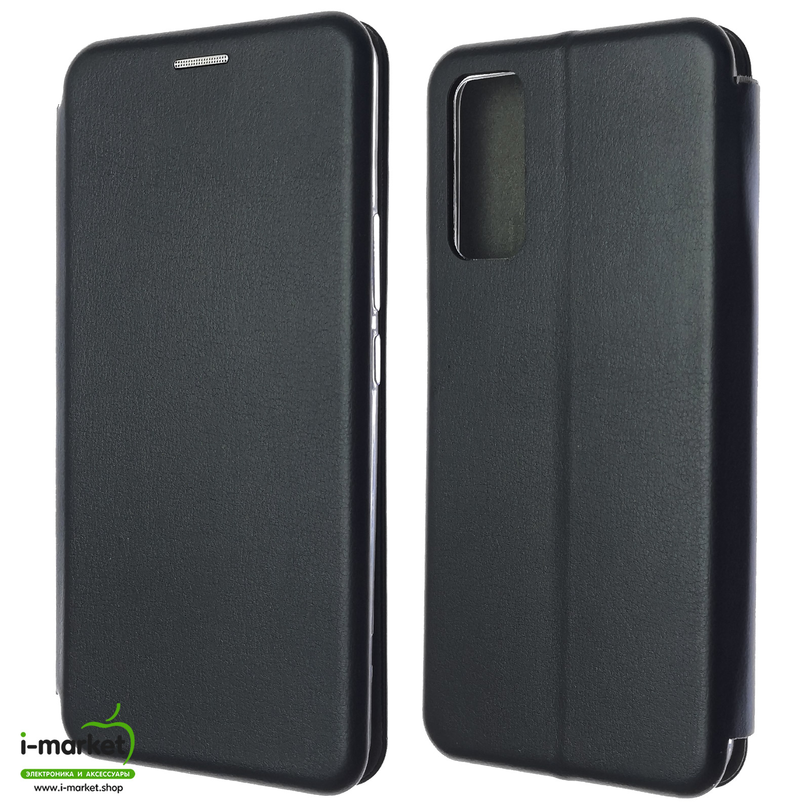 Чехол книжка STYLISH для HUAWEI Honor 30 (BMH-AN10), экокожа, визитница, цвет черный.