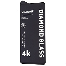 Защитное стекло VEASON DIAMOND GLASS для TECNO Spark 20, Spark 20C, Spark 20P, Spark GO 2024, Spark GO 2023, INFINIX Hot 40i, Smart 8 Plus, цвет окантовки черный