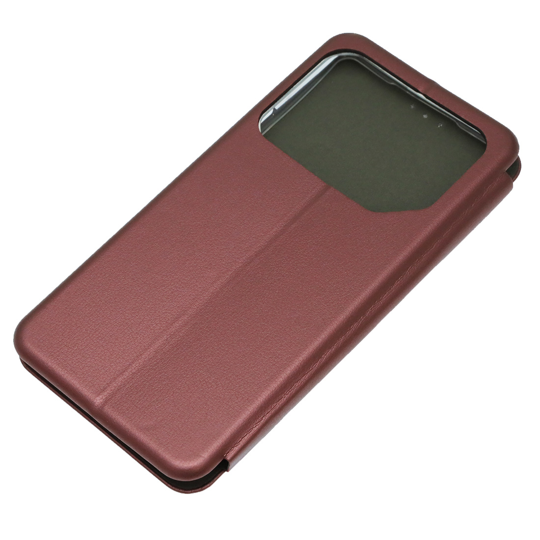 Чехол книжка STYLISH для TECNO Pova 6, TECNO Pova 6 Pro 5G, экокожа, визитница, цвет бордовый Чехол книжка STYLISH для TECNO Pova 6, TECNO Pova 6 Pro 5G, экокожа, визитница, цвет бордовый