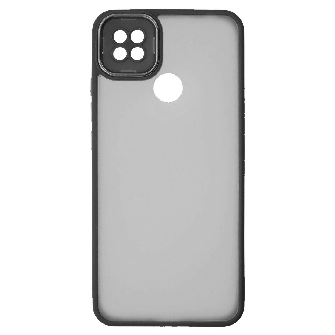 Чехол накладка KING для XIAOMI Redmi 9C, Redmi 10A, силикон, пластик, защита камеры, цвет окантовки черный