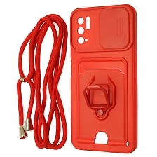 Чехол накладка MULTI FUNCTION 4 в 1 для XIAOMI POCO M3 Pro, XIAOMI Redmi Note 10T, Redmi Note 10 5G, цвет красный Чехол накладка MULTI FUNCTION 4 в 1 для XIAOMI POCO M3 Pro, XIAOMI Redmi Note 10T, Redmi Note 10 5G, цвет красный