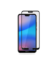 Защитное стекло 5D Full Glass /полный экран, упак-картон/ для Huawei P20-PRO/P20-plus черный.