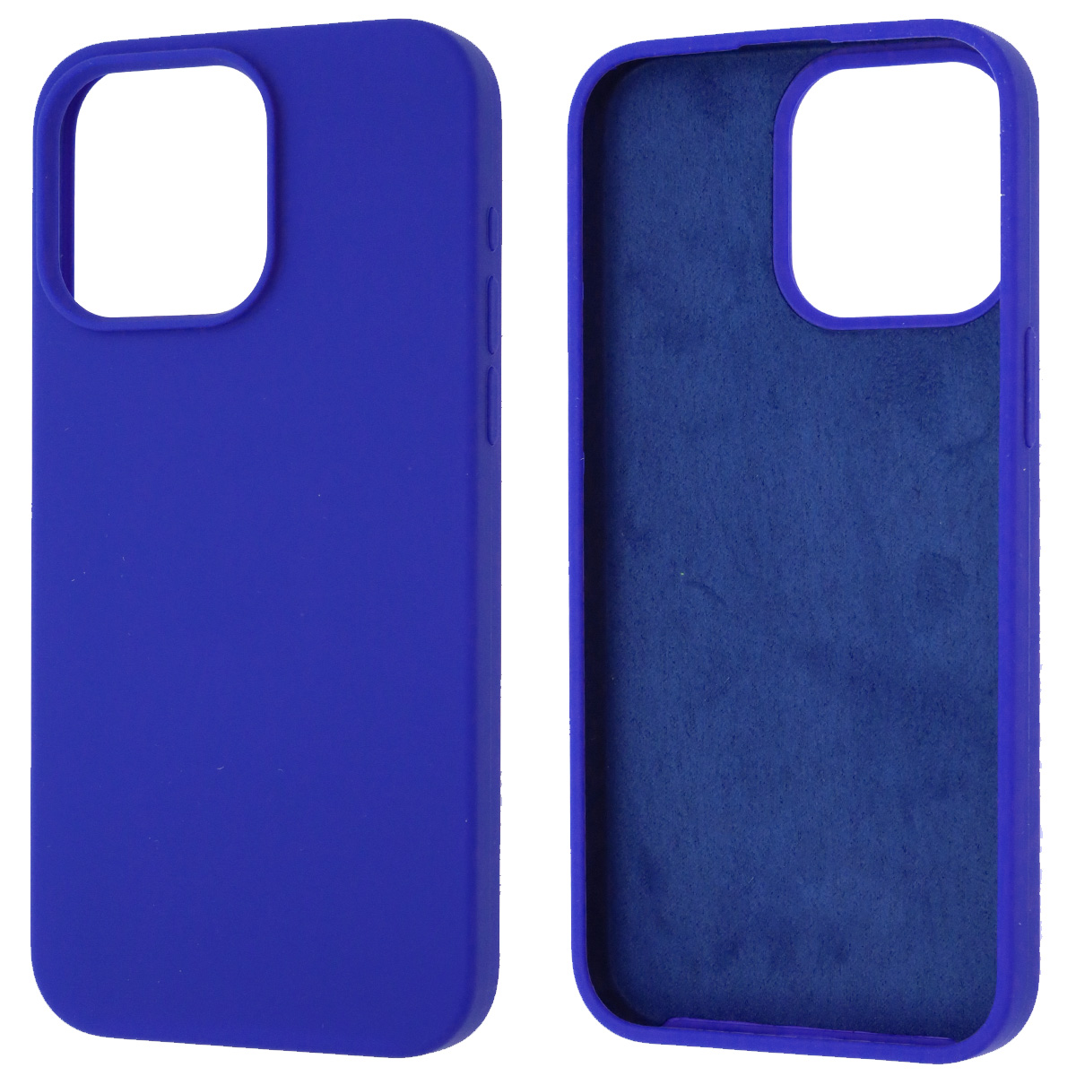 Чехол накладка Silicon Case для APPLE iPhone 15 Pro Max (6.7"), силикон, бархат, цвет космический синий Чехол накладка Silicon Case для APPLE iPhone 15 Pro Max (6.7"), силикон, бархат, цвет космический синий