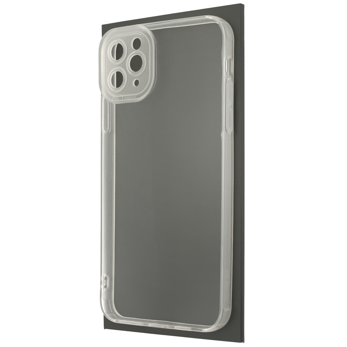Чехол накладка CATEYES для APPLE iPhone 11 PRO MAX, защита камеры, силикон, цвет прозрачный