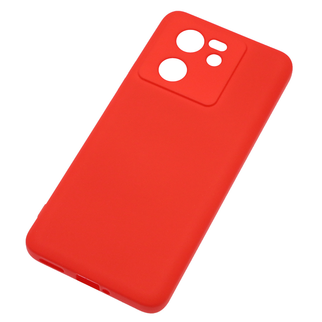 Чехол накладка Silicon Cover для XIAOMI 13T, XIAOMI 13T Pro, защита камеры, силикон, бархат, цвет красный Чехол накладка Silicon Cover для XIAOMI 13T, XIAOMI 13T Pro, защита камеры, силикон, бархат, цвет красный