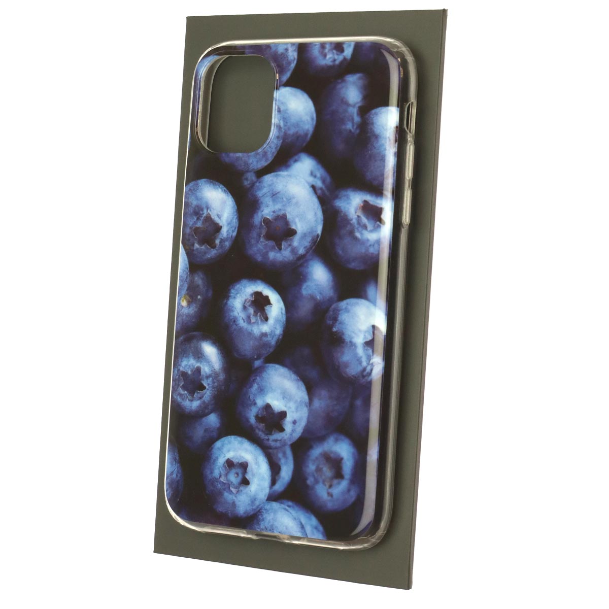 Чехол накладка для APPLE iPhone 11, силикон, рисунок Черника Чехол накладка для APPLE iPhone 11, силикон, рисунок Черника