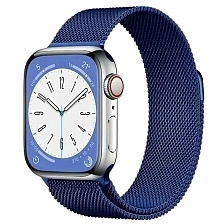 Ремешок для APPLE Watch Series 1-11, SE, Ultra, Ultra 2, Ultra 3, 42 - 44 - 45 - 46 - 49 mm, кроме 10/11 серии 42 mm, цвет синий
