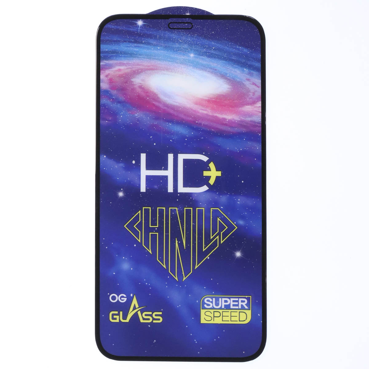 Защитное стекло HD+ SUPER SPEED для APPLE iPhone XR в корпусе iPhone 15 Pro, iPhone 16 Pro, цвет окантовки черный