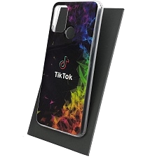 Чехол накладка Vinil для HUAWEI Honor 9A (MOA-LX9N), силикон, рисунок TikTok Чехол накладка Vinil для HUAWEI Honor 9A (MOA-LX9N), силикон, рисунок TikTok