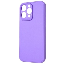 Чехол накладка для APPLE iPhone 16 Pro Max, защита камеры, силикон, цвет сиреневый