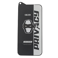 Защитное стекло Антишпион G-Rhino для APPLE iPhone 12 Pro MAX (6.7"), цвет окантовки черный