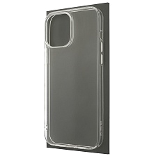 Чехол накладка для APPLE iPhone 13 Pro Max (6.7), силикон, бортик для защиты камеры, цвет прозрачный Чехол накладка для APPLE iPhone 13 Pro Max (6.7), силикон, бортик для защиты камеры, цвет прозрачный