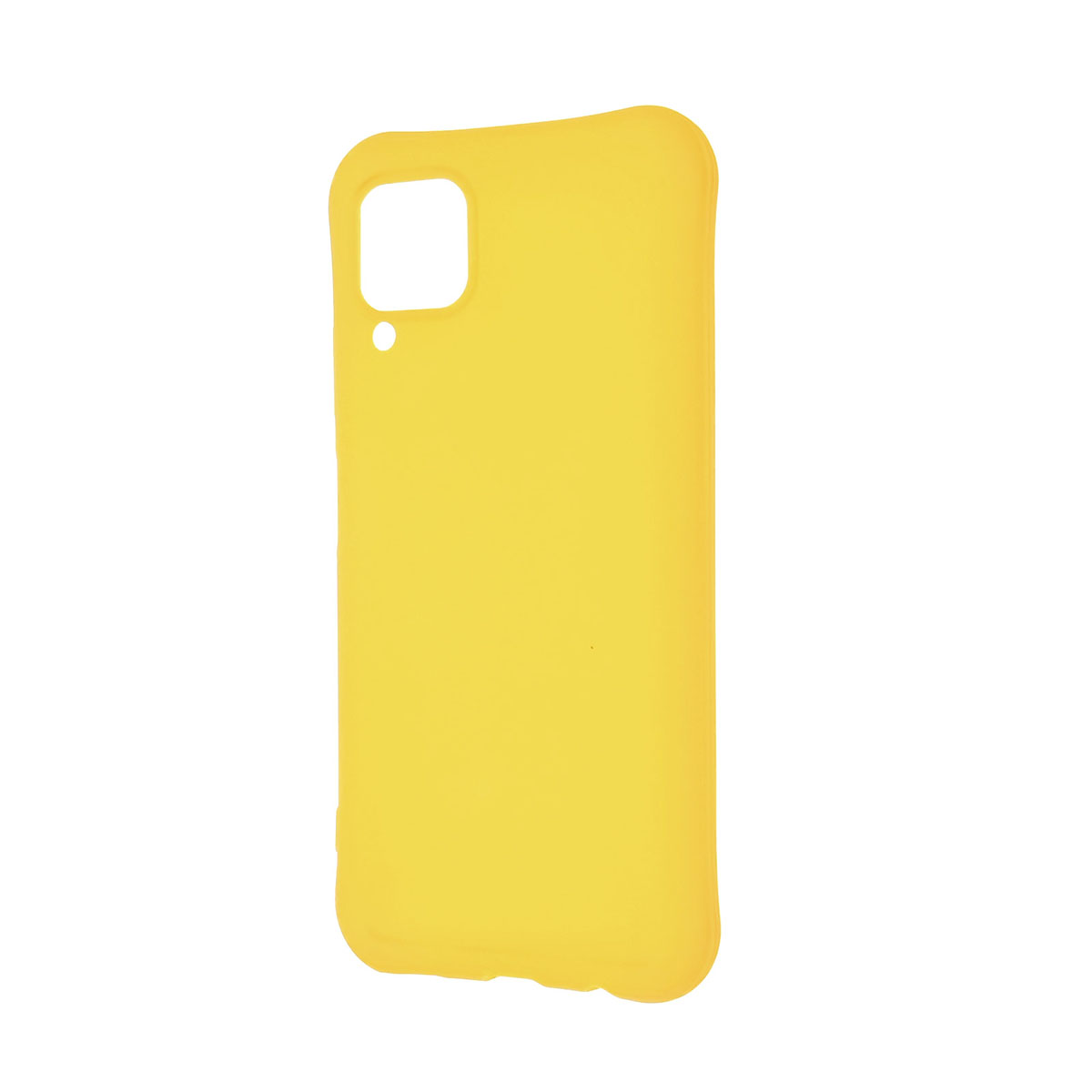 Чехол накладка SLIM MATTE для HUAWEI P40 Lite, Nova 6 SE, Nova 7i, силикон, матовый, цвет желтый.