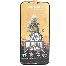 Защитное стекло AG MATTE Glass для APPLE iPhone 12 (6.1"), iPhone 12 Pro (6.1"), с бортиком, матовое, цвет окантовки черный