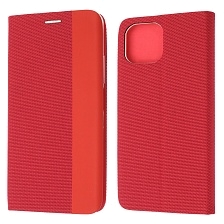 Чехол книжка MESH для XIAOMI MI 11 Lite, текстиль, силикон, бархат, визитница, цвет красный Чехол книжка MESH для XIAOMI MI 11 Lite, текстиль, силикон, бархат, визитница, цвет красный