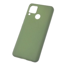 Чехол накладка SOFT TOUCH для Realme C15, силикон, матовый, цвет фисташковый Чехол накладка SOFT TOUCH для Realme C15, силикон, матовый, цвет фисташковый