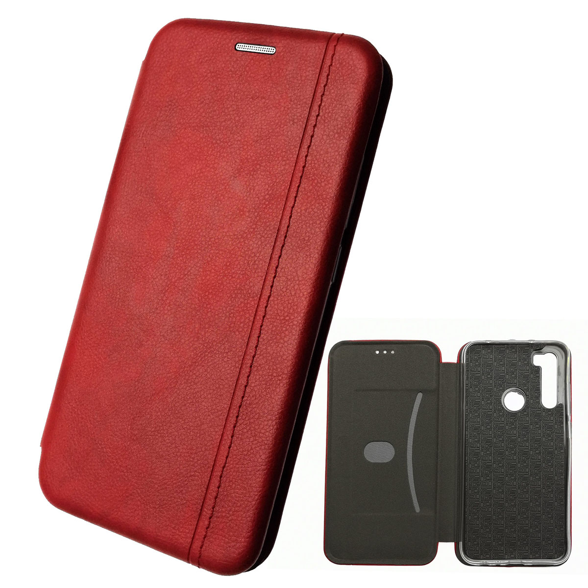 Чехол книжка VINTAGE LiNE для XIAOMI Redmi Note 8, экокожа, визитница, цвет красный. Чехол книжка VINTAGE LiNE для XIAOMI Redmi Note 8, экокожа, визитница, цвет красный.