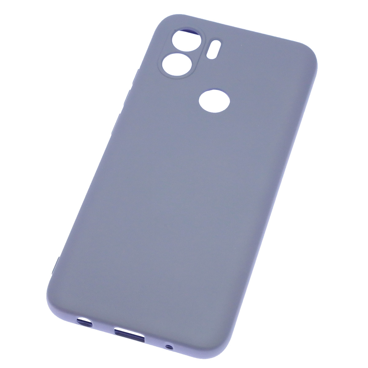 Чехол накладка NANO для Redmi A1 Plus, Redmi A2 Plus, POCO C51, силикон, бархат, цвет космический серый