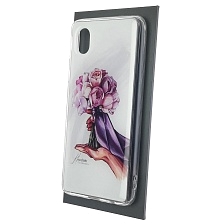 Чехол накладка для SAMSUNG Galaxy A01 Core (SM-A013), силикон, рисунок Букет Чехол накладка для SAMSUNG Galaxy A01 Core (SM-A013), силикон, рисунок Букет