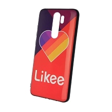 Чехол накладка для XIAOMI Redmi Note 8 Pro, силикон, рисунок Likee Red.