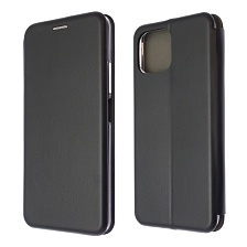 Чехол книжка STYLISH для XIAOMI MI 11 Lite, экокожа, визитница, цвет черный Чехол книжка STYLISH для XIAOMI MI 11 Lite, экокожа, визитница, цвет черный