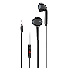 Гарнитура (наушники с микрофоном) проводная, KIN NO.K102, разъем Jack 3.5 мм, цвет черный