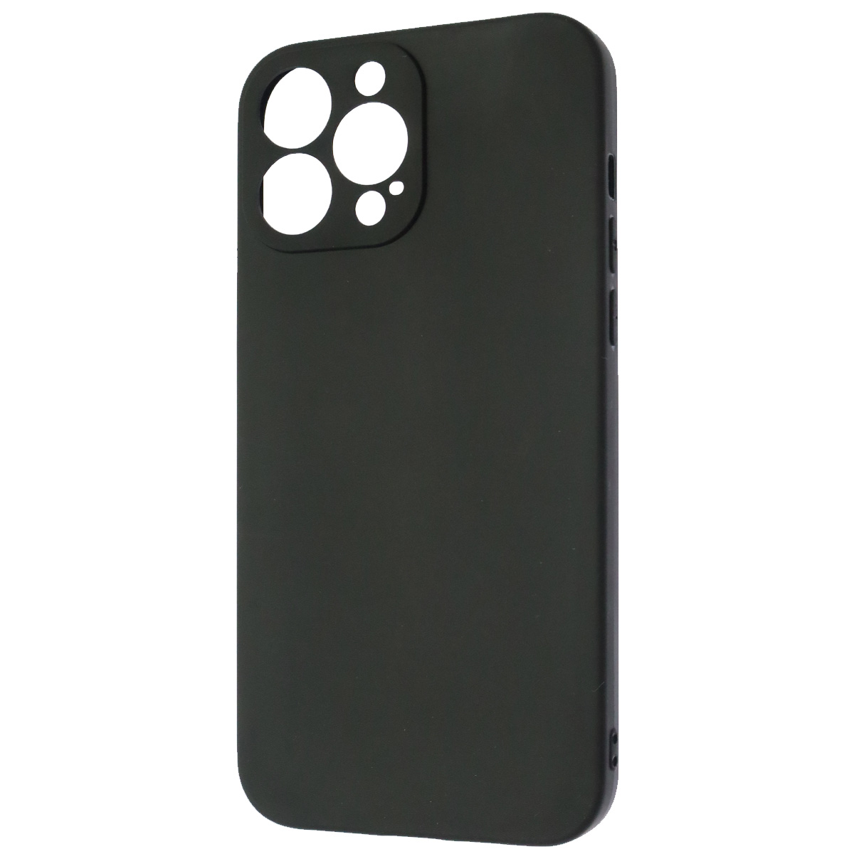 Чехол накладка для APPLE iPhone 13 Pro Max (6.7), силикон, цвет черный Чехол накладка для APPLE iPhone 13 Pro Max (6.7), силикон, цвет черный