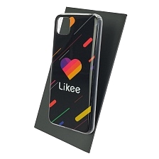 Чехол накладка Vinil для HUAWEI Honor 9S (DUA-LX9), Y5P 2020, силикон, рисунок Likee, цвет черный Чехол накладка Vinil для HUAWEI Honor 9S (DUA-LX9), Y5P 2020, силикон, рисунок Likee, цвет черный