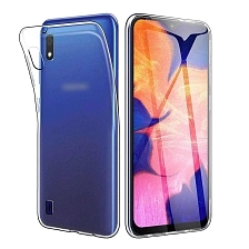 Чехол накладка TPU CASE для SAMSUNG Galaxy A10 (SM-A105), силикон, цвет прозрачный Чехол накладка TPU CASE для SAMSUNG Galaxy A10 (SM-A105), силикон, цвет прозрачный