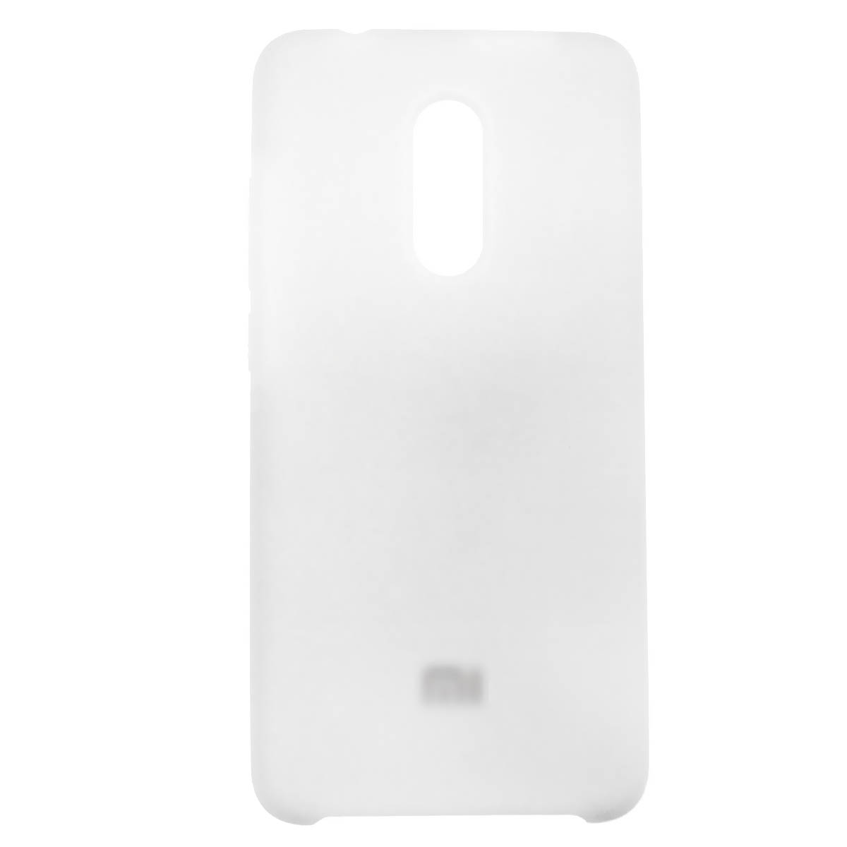 Чехол накладка Silicon Сover для XIAOMI Redmi 5, силикон, бархат, цвет белый Чехол накладка Silicon Сover для XIAOMI Redmi 5, силикон, бархат, цвет белый