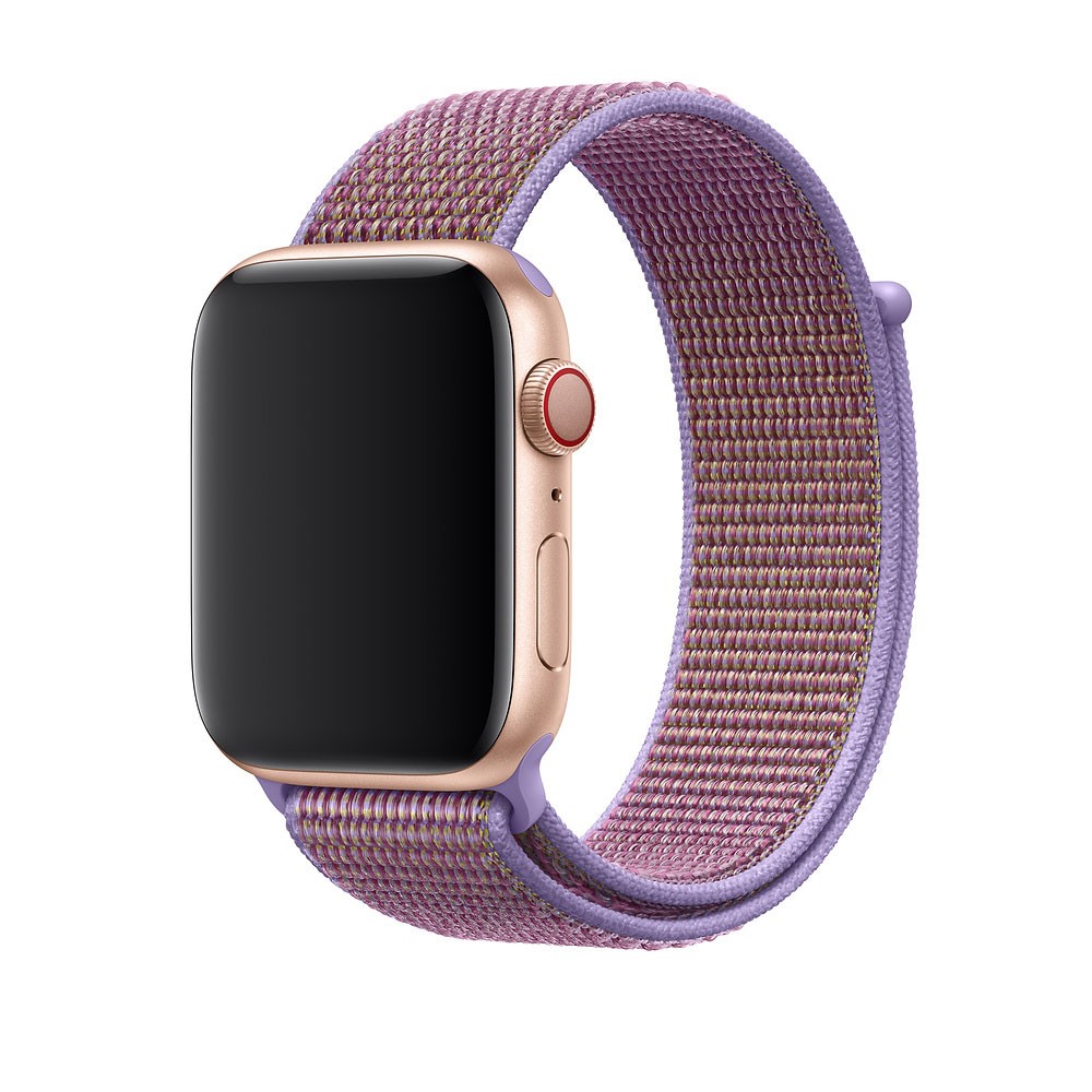 Ремешок для часов Apple Watch (38-40 мм), нейлон, цвет сиреневый