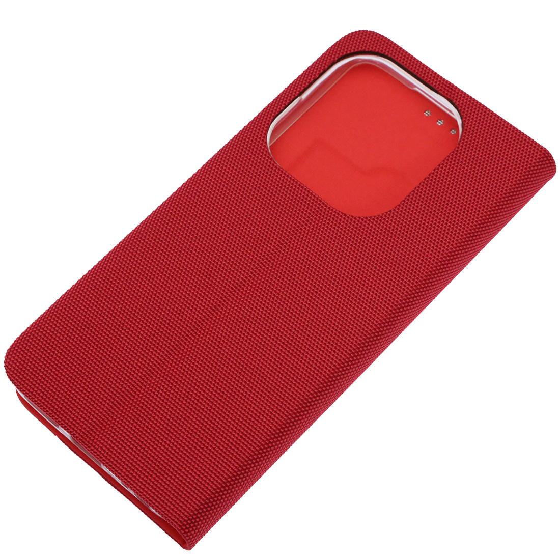 Чехол книжка MESH для INFINIX HOT 40i, SMART 8, SMART 8 Plus, текстиль, силикон, бархат, визитница, цвет красный Чехол книжка MESH для INFINIX HOT 40i, SMART 8, SMART 8 Plus, текстиль, силикон, бархат, визитница, цвет красный