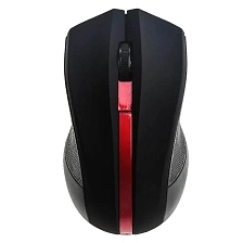 Мышь беспроводная OKLICK (ОКЛИК) 615MW, оптическая, 1200 DPI, цвет черно красный