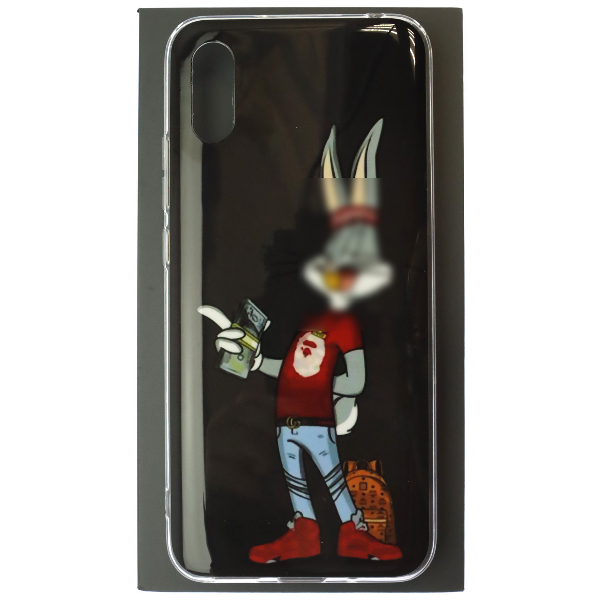 Чехол накладка для XIAOMI Redmi 9A, силикон, рисунок Кролик Чехол накладка для XIAOMI Redmi 9A, силикон, рисунок Кролик