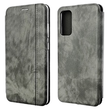 Чехол книжка VINTAGE LiNE для SAMSUNG Galaxy S20FE (SM-G780), экокожа, визитница, цвет серый Чехол книжка VINTAGE LiNE для SAMSUNG Galaxy S20FE (SM-G780), экокожа, визитница, цвет серый