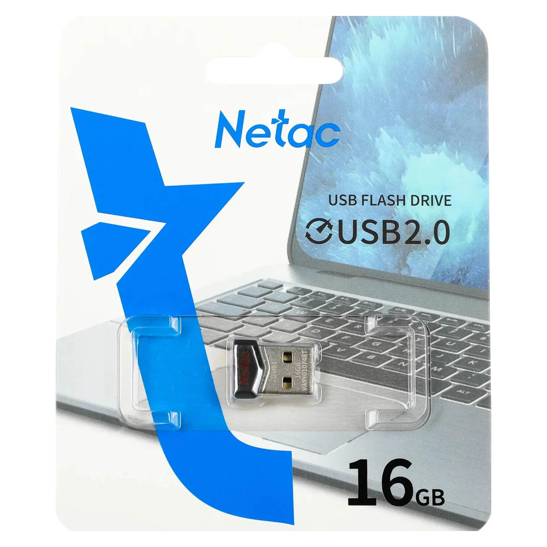 Флешка USB 2.0 16GB NETAC UM81, цвет черный