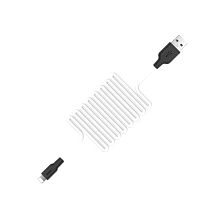 Кабель HOCO X21 Silicone Lightning 8 pin, длина 1 метр, цвет черно белый Кабель HOCO X21 Silicone Lightning 8 pin, длина 1 метр, цвет черно белый