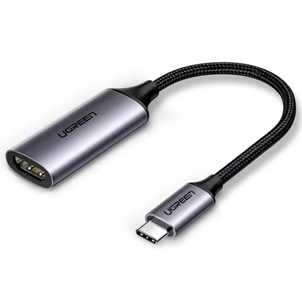 Адаптер, переходник UGREEN CM297 с Type-C (папа) на HDMI (мама), длина 10 см, цвет серый