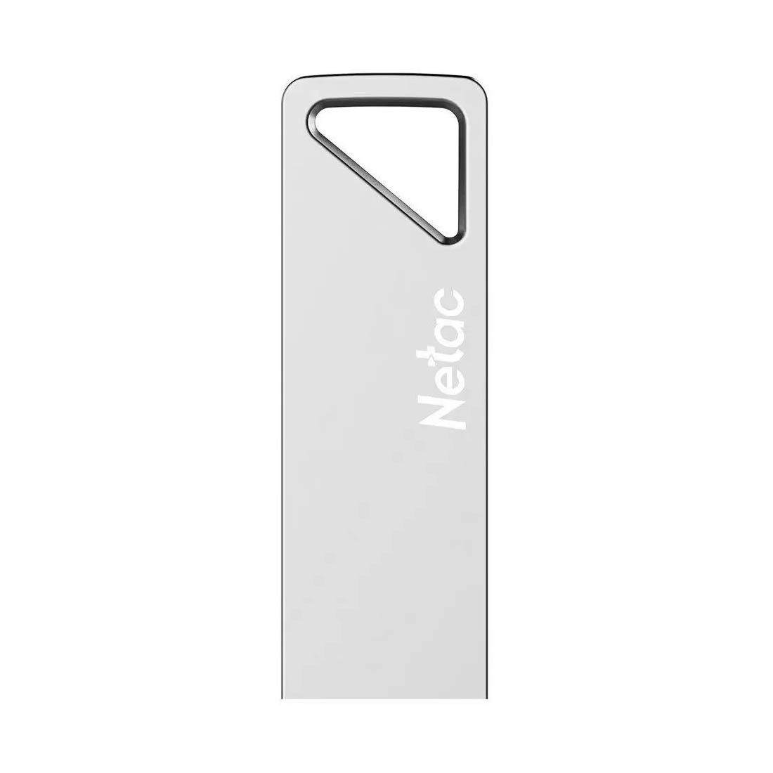 Флешка USB 2.0 64GB NETAC U326, цвет серебристый