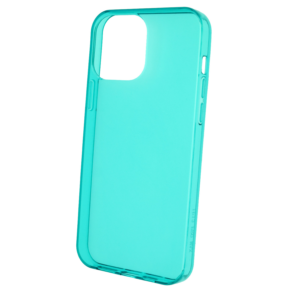 Чехол накладка Clear Case для APPLE iPhone 13 Pro Max (6.7), силикон 1.5 мм, цвет прозрачно бирюзовый Чехол накладка Clear Case для APPLE iPhone 13 Pro Max (6.7), силикон 1.5 мм, цвет прозрачно бирюзовый