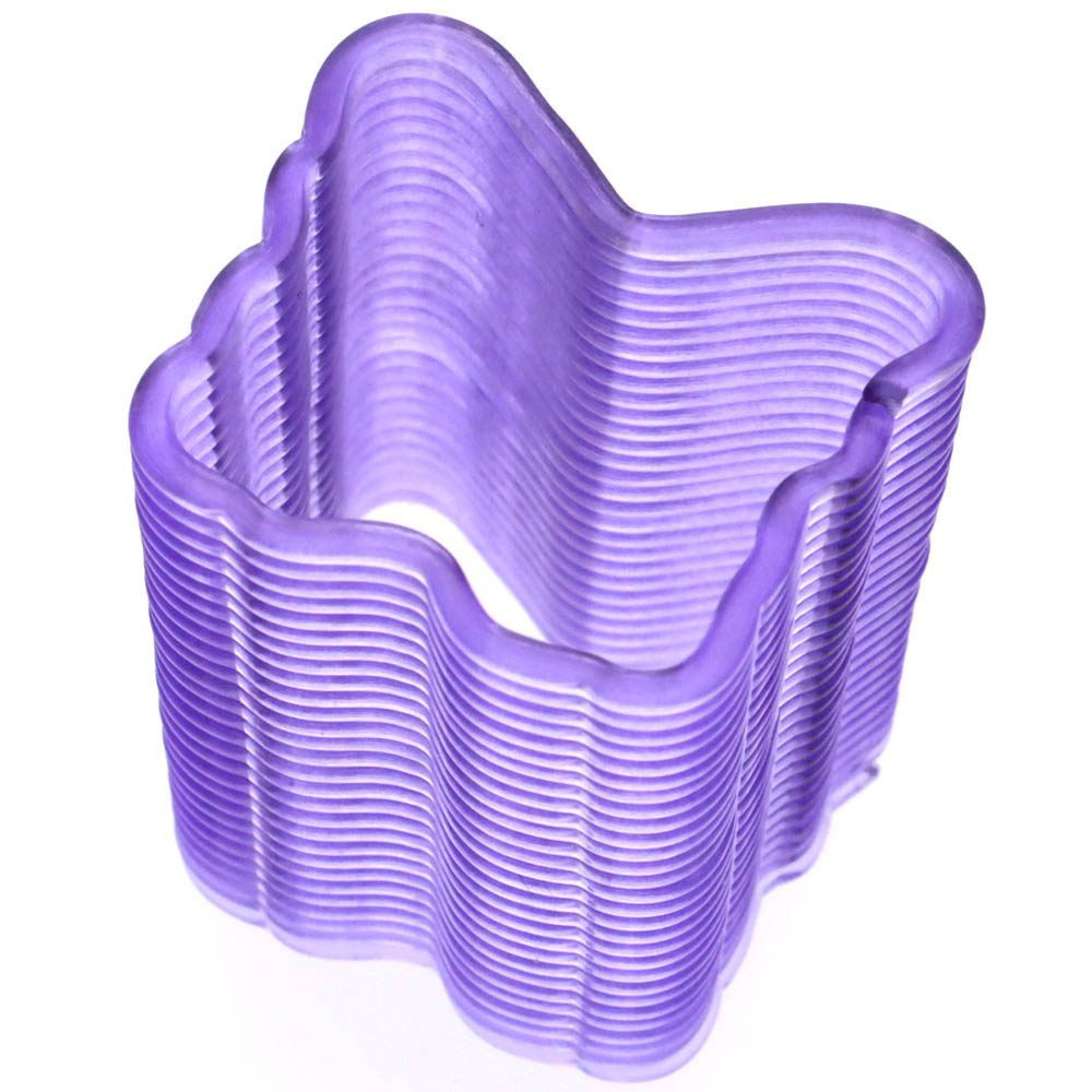 Игрушка пружинка антистресс, форма бабочки, размер 3 см x 3.5 см, цвет фиолетовый