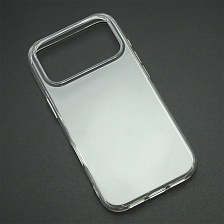 Чехол накладка для APPLE iPhone 17 Pro, силикон, защита камеры, цвет прозрачный