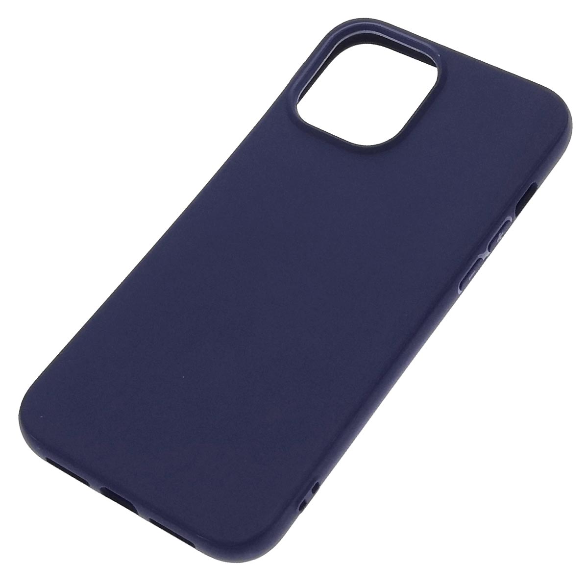 Чехол накладка для APPLE iPhone 12 Pro MAX (6.7"), силикон, цвет синий кольбат Чехол накладка для APPLE iPhone 12 Pro MAX (6.7"), силикон, цвет синий кольбат