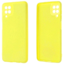 Чехол накладка NANO для SAMSUNG Galaxy A12 (SM-A125), M12 (SM-M127F), силикон, бархат, цвет желтый Чехол накладка NANO для SAMSUNG Galaxy A12 (SM-A125), M12 (SM-M127F), силикон, бархат, цвет желтый